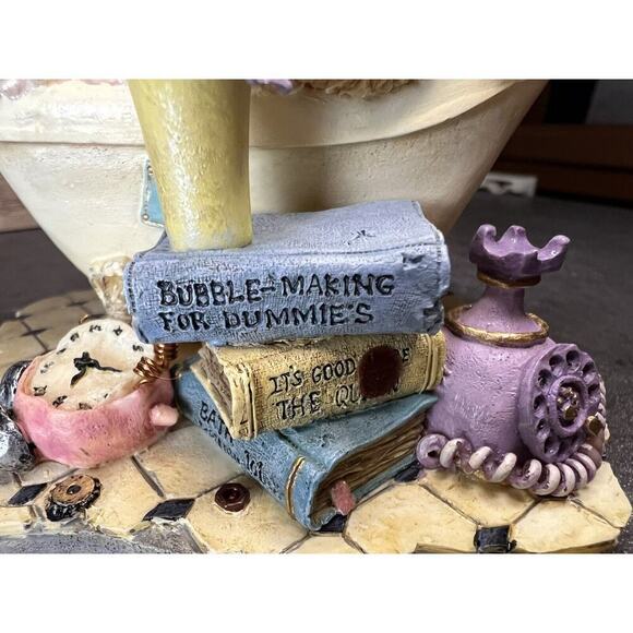 Vtg Boyds Bears Resin Figurine 2003 Bubbles Bearsall… It’s good to be Retired - Picture 11 of 16